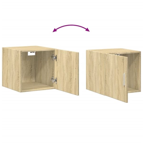 vidaXL Veggskap sonoma eik 40x42,5x40 cm konstruert tre