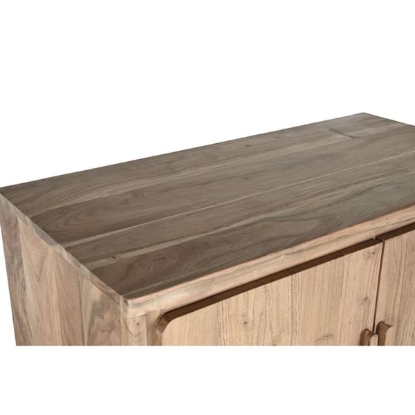 Skænk Home ESPRIT Lys brun Akacie 90 x 45 x 160 cm