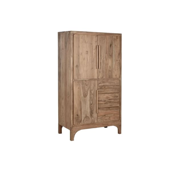 Skænk Home ESPRIT Lys brun Akacie 90 x 45 x 160 cm