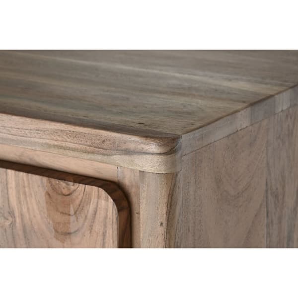 Sidebord Home ESPRIT Lysebrun Akasia 90 x 45 x 160 cm