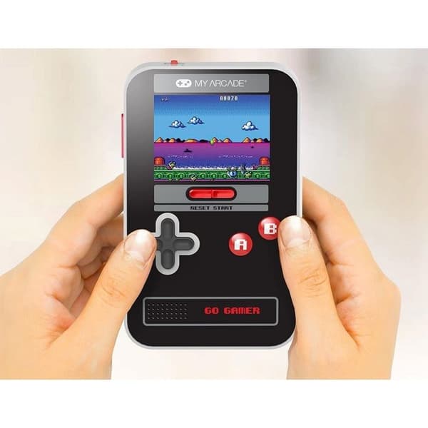 Bärbar konsol - My Arcade - GO Gamer - Röd/Svart - 300 spel - 6,3 cm skärm