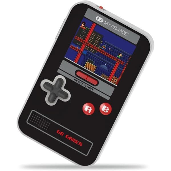 Bärbar konsol - My Arcade - GO Gamer - Röd/Svart - 300 spel - 6,3 cm skärm