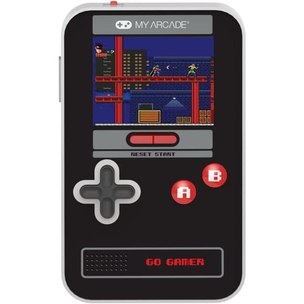 Bärbar konsol - My Arcade - GO Gamer - Röd/Svart - 300 spel - 6,3 cm skärm