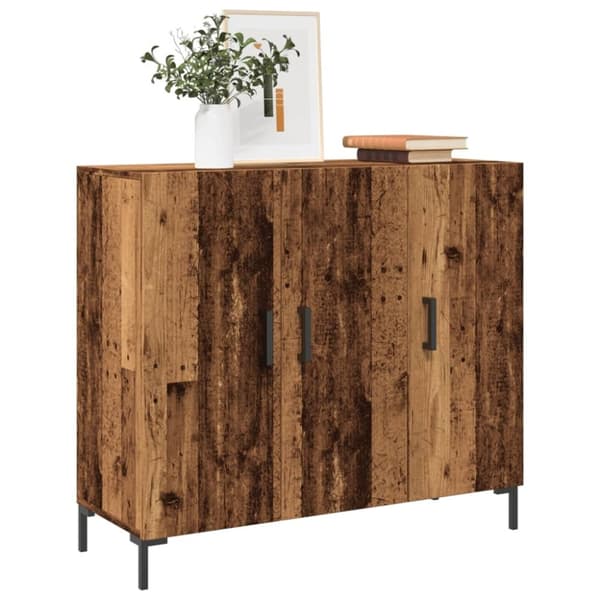 vidaXL Senkki vanha puu 90x34x80 cm tekninen puu