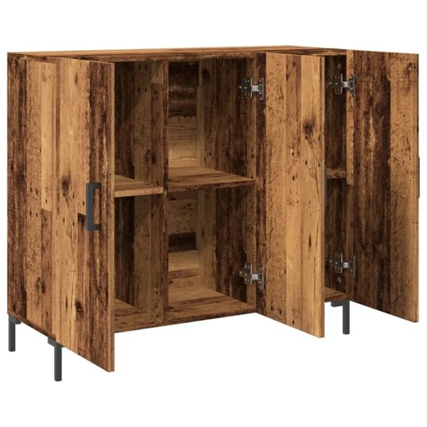 vidaXL Senkki vanha puu 90x34x80 cm tekninen puu
