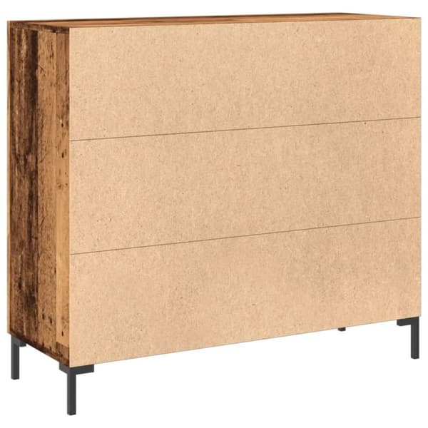 vidaXL Senkki vanha puu 90x34x80 cm tekninen puu