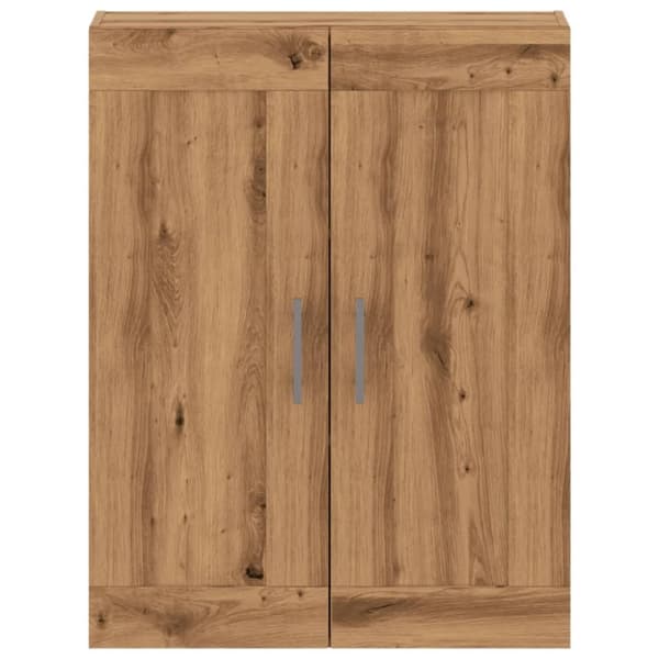 vidaXL Veggskap artisan eik 69,5x34x90 cm konstruert tre