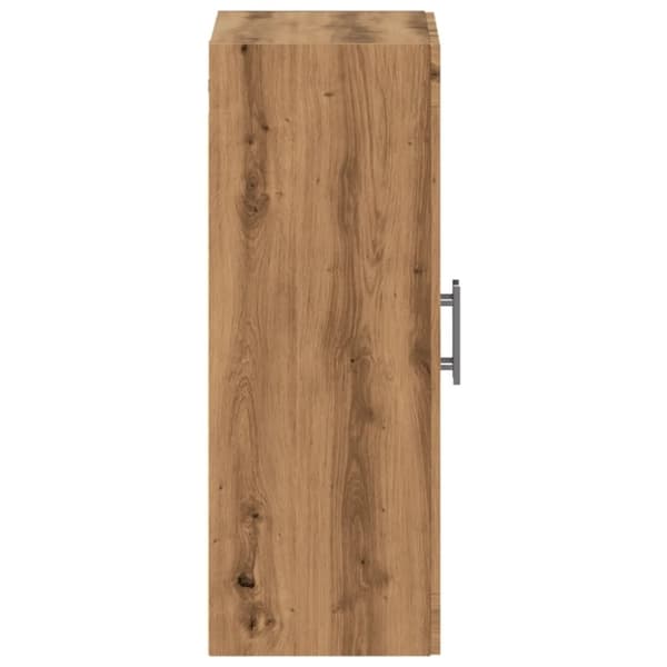 vidaXL Veggskap artisan eik 69,5x34x90 cm konstruert tre