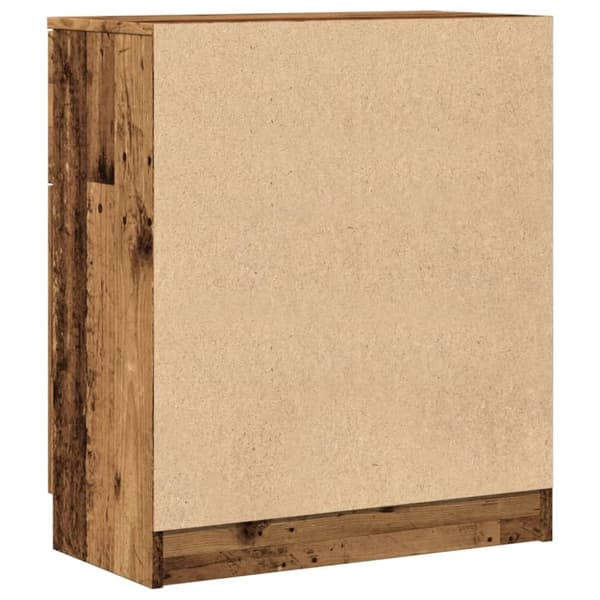 vidaXL Skänk åldrat trä 60x30x70 cm konstruerat trä