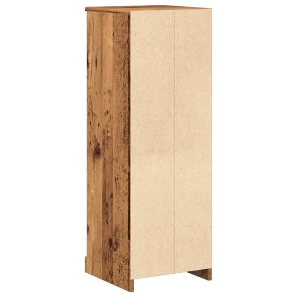 vidaXL Högskåp åldrat trä 36x35,5x103,5 cm konstruerat trä