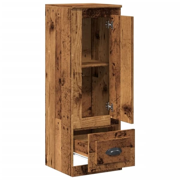 vidaXL skab 36x35,5x103,5 cm konstrueret træ gammelt træ-look