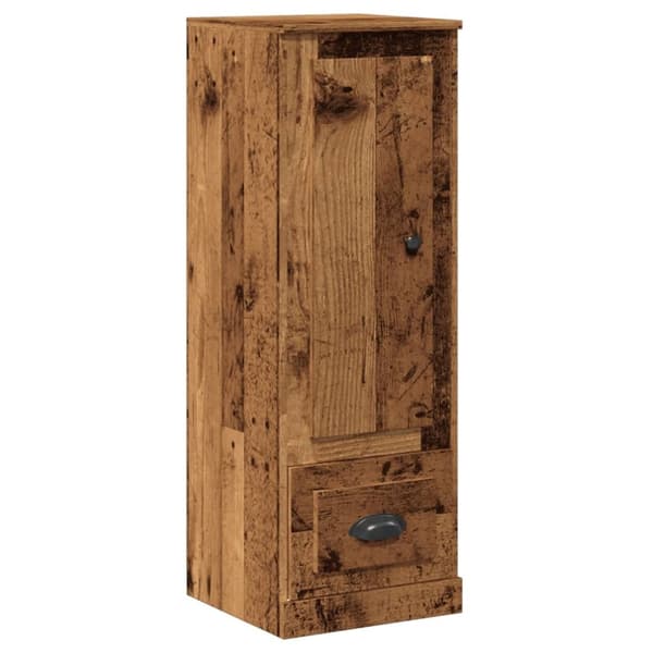 vidaXL skab 36x35,5x103,5 cm konstrueret træ gammelt træ-look