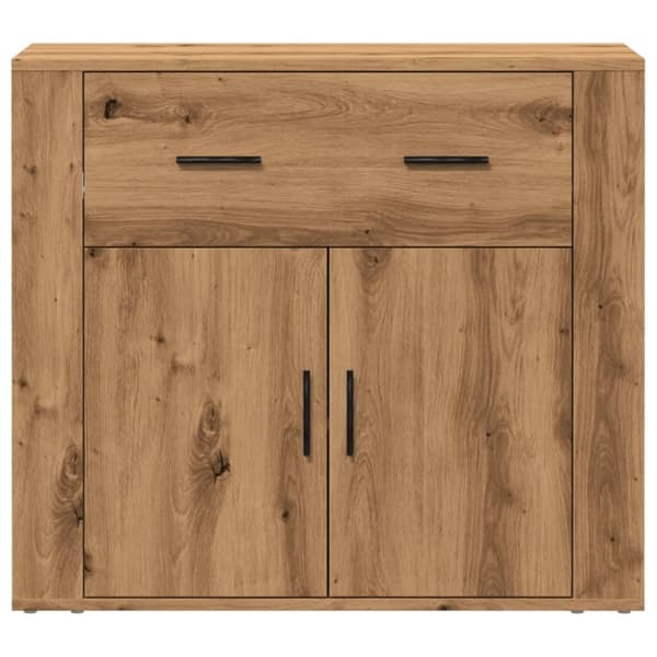 vidaXL Senkki artesaani tammi 80x33x70 cm tekninen puu