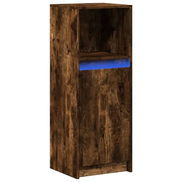 vidaXL Senkki LED-valoilla savutammi 38x34x100 cm tekninen puu
