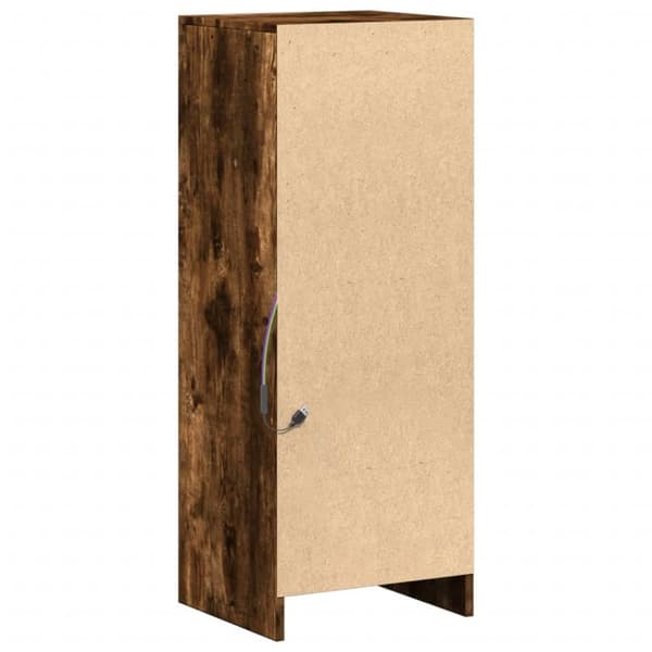 vidaXL Senkki LED-valoilla savutammi 38x34x100 cm tekninen puu