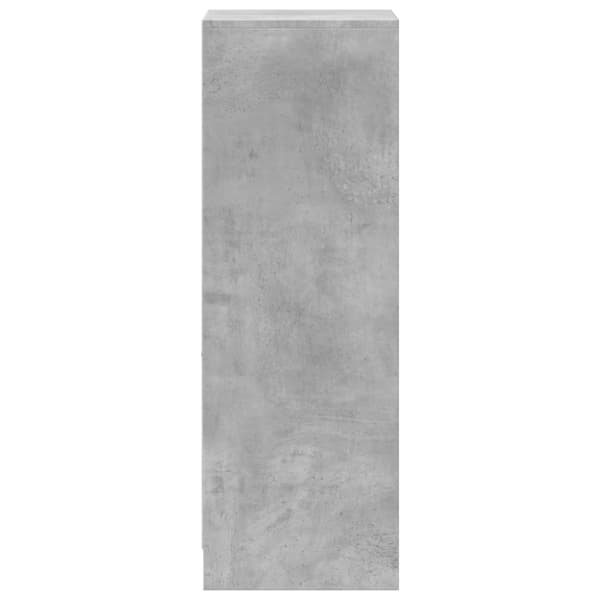 vidaXL Senkki LED-valoilla betoninharmaa 38x34x100 cm tekninen puu