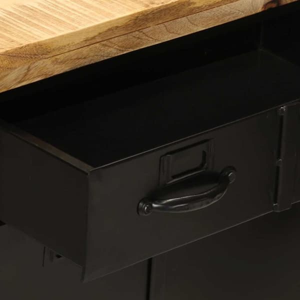 vidaXL Skjenk 55x30x71 cm heltre mango