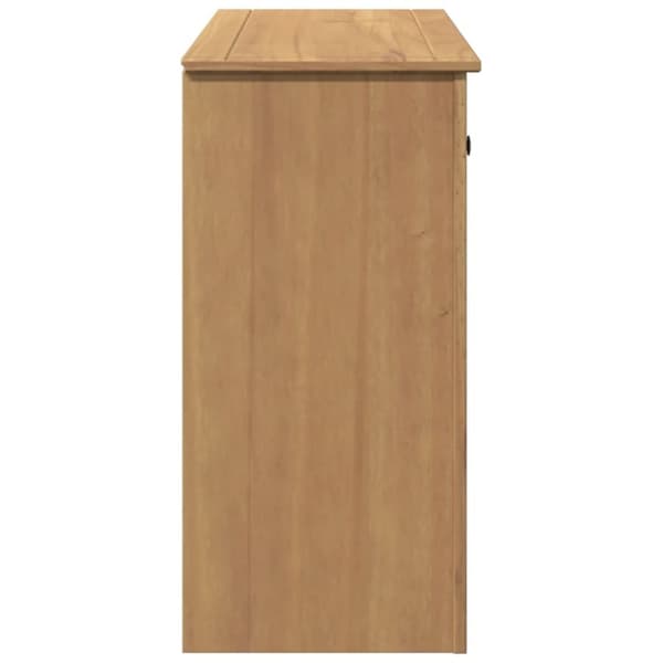 vidaXL Senkki laatikolla Panama 93x40x80 cm täysi mänty