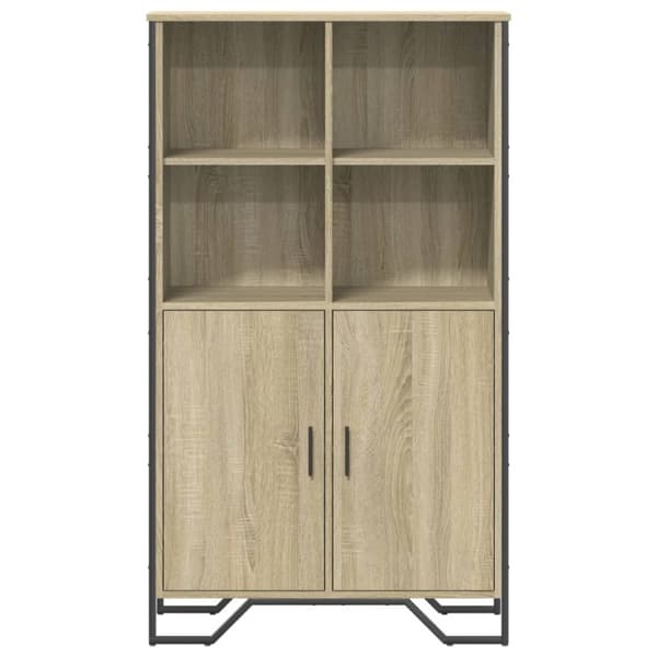 vidaXL Högskåp sonoma-ek 79,5x35,5x137,5 cm konstruerat trä