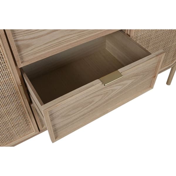 Skænk Home ESPRIT Spanskrør Gran 136 x 38 x 80 cm