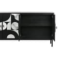 Miniatyrbilde 3 av 10: Sidebord Home ESPRIT Metall Gran 160 x 40 x 80 cm