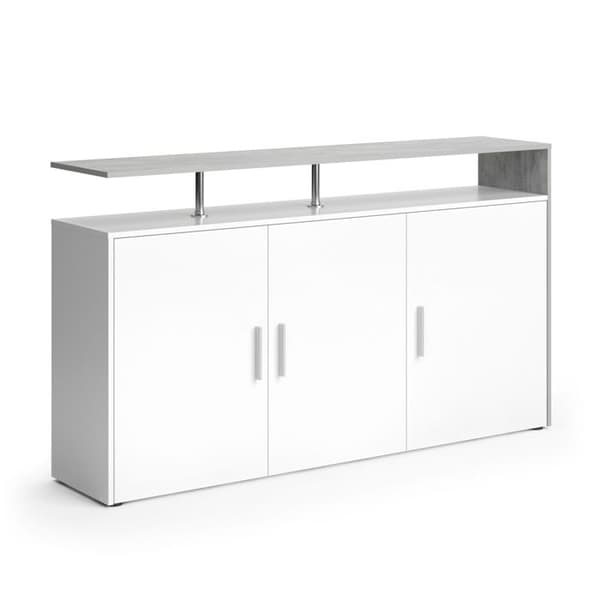 Vicco Amato byrå, Betong/vit, 160 x 91,6 cm