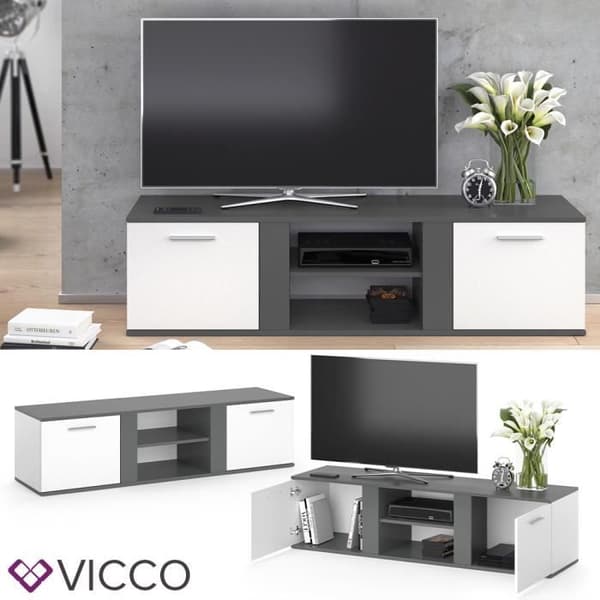 VICCO NOVELLI lågt tv-skåp 155 cm, skänk, tv-skåp