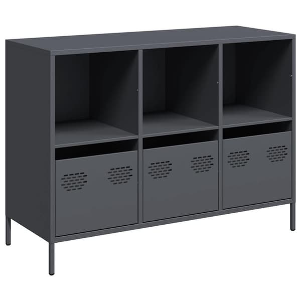 vidaXL senkki antrasiitti 101,5x39x73,5 cm kylmävalssattu teräs