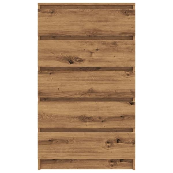 vidaXL Byrå artisan ek 60x36x103 cm konstruerat trä
