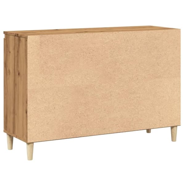 vidaXL Skjenk artisan eik 102x35x70 cm konstruert tre