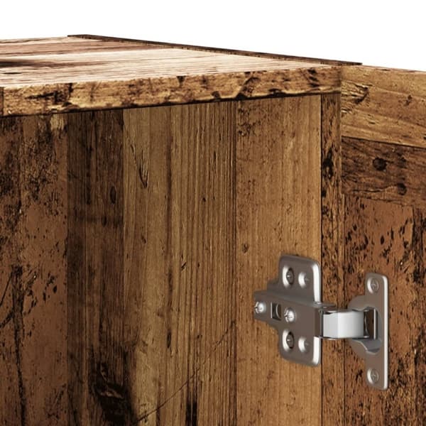 vidaXL Skjenk gammelt tre 120x30,5x70 cm konstruert tre