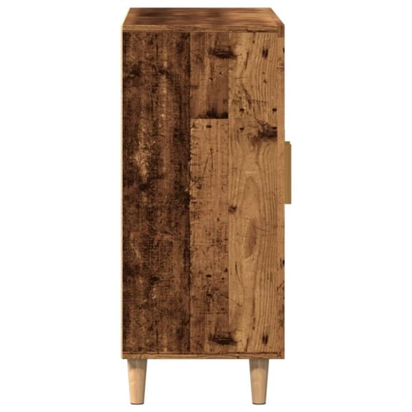 vidaXL Skänk gammalt trä 90x34x80 cm konstruerat trä