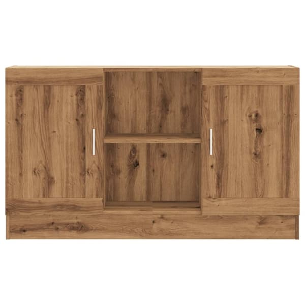 vidaXL Skjenk artisan eik 120x30,5x70 cm konstruert tre