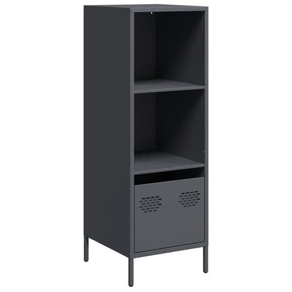 vidaXL Highboard Antrasiitti 35x39x103,5 cm Teräs