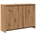 Pikkukuva 3 / 11: vidaXL Senkki käsityöläinen tammi 102x33x75 cm tekninen puu