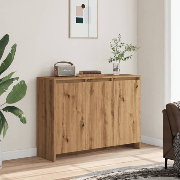 vidaXL Senkki käsityöläinen tammi 102x33x75 cm tekninen puu