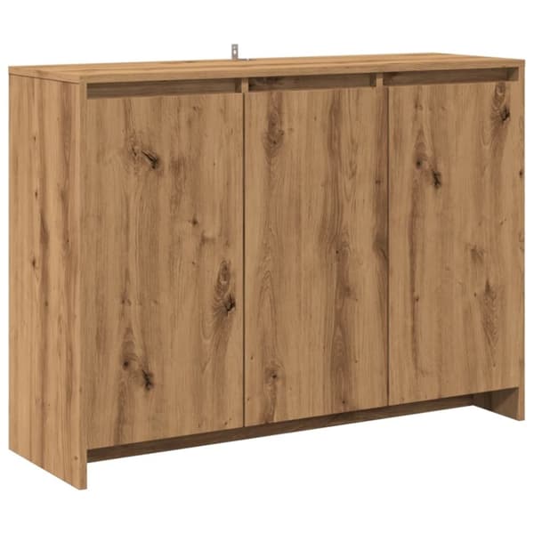 vidaXL Senkki käsityöläinen tammi 102x33x75 cm tekninen puu