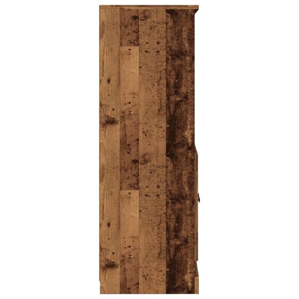 vidaXL Kaappi vanha puu 60x35,5x103,5 cm tekninen puu
