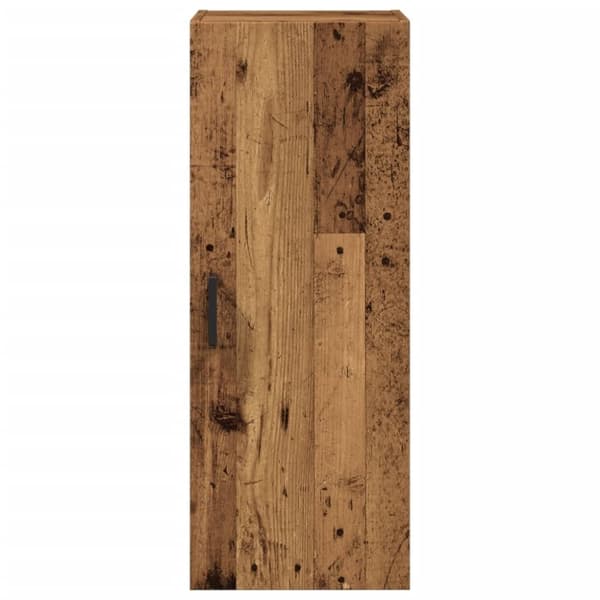 vidaXL Veggskap gammelt tre 34,5x34x90 cm konstruert tre