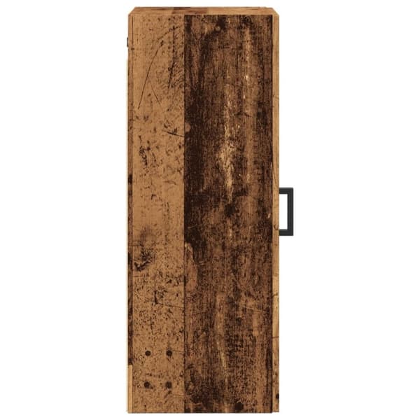 vidaXL Veggskap gammelt tre 34,5x34x90 cm konstruert tre