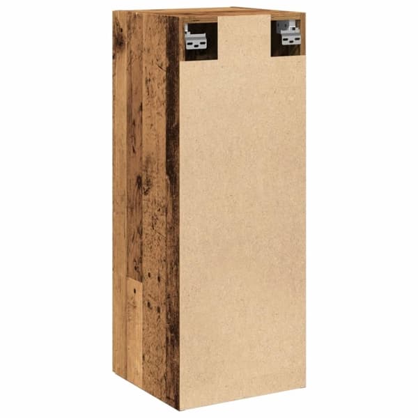 vidaXL Veggskap gammelt tre 34,5x34x90 cm konstruert tre