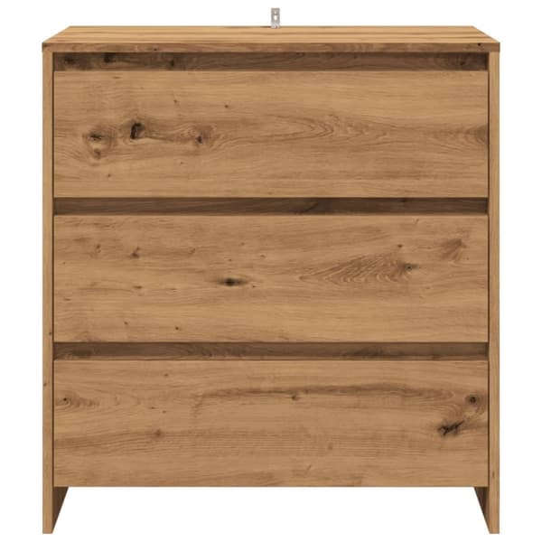 vidaXL Senkki käsityöläinen tammi 70x41x75 cm tekninen puu