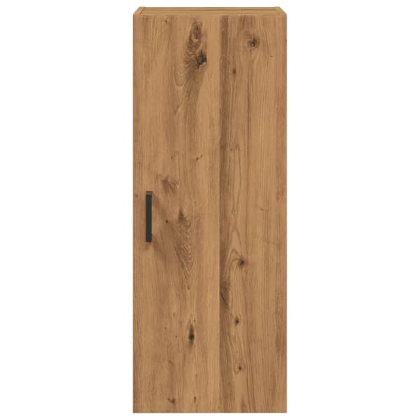 vidaXL vægskab 34,5x34x90 cm konstrueret træ egetræslook