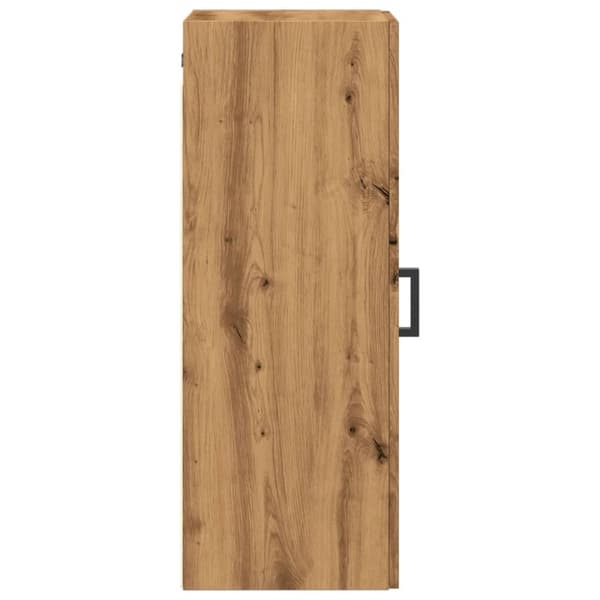 vidaXL vægskab 34,5x34x90 cm konstrueret træ egetræslook