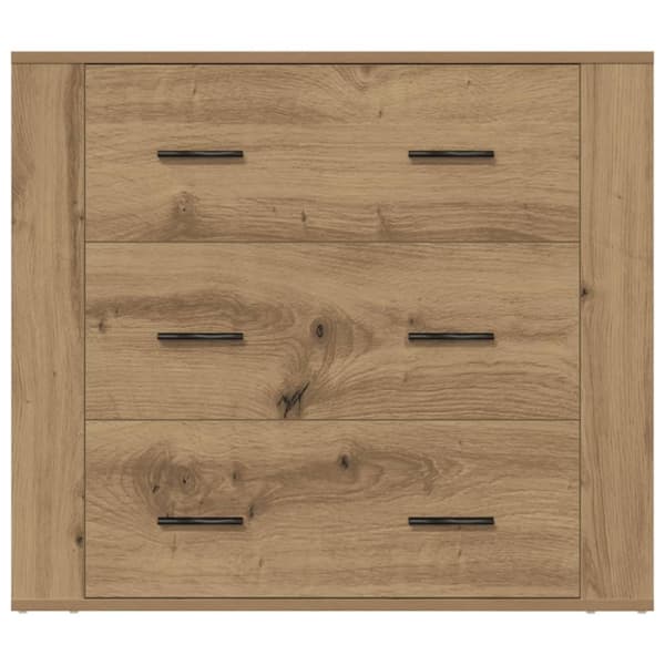 vidaXL Skänk artisan ek 80x33x70 cm konstruerat trä