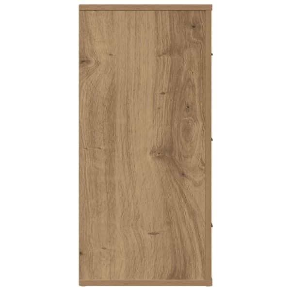 vidaXL Skänk artisan ek 80x33x70 cm konstruerat trä