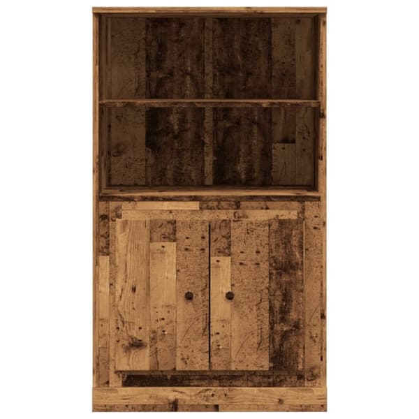vidaXL Highboard gammelt tre 60x35,5x103,5 cm konstruert tre