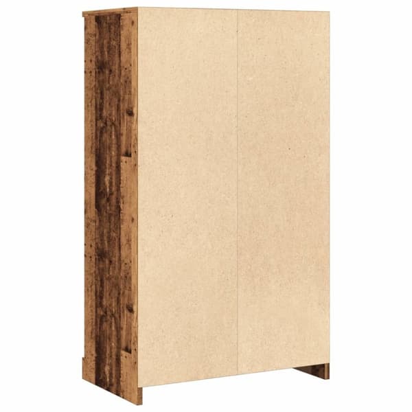vidaXL Highboard gammelt tre 60x35,5x103,5 cm konstruert tre