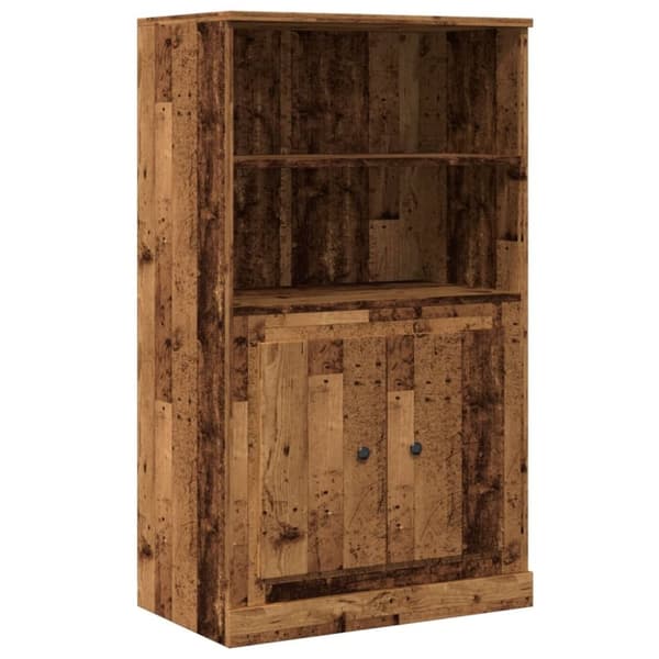 vidaXL Highboard gammelt tre 60x35,5x103,5 cm konstruert tre