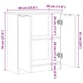 Pikkukuva 11 / 11: vidaXL Senkki artesaani tammi 60x30x70 cm tekninen puu